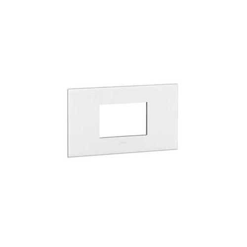 Legrand Arteor White Plate With Frame, 3 M, 5757 20